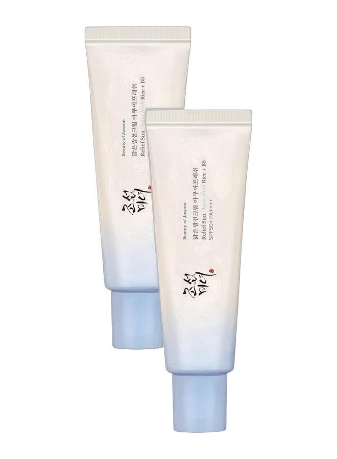 Beauty of Joseon ريليف صن أكوا فريش (أرز + B5) (SPF50+ PA++++) 50 مل حزمة - Image 1